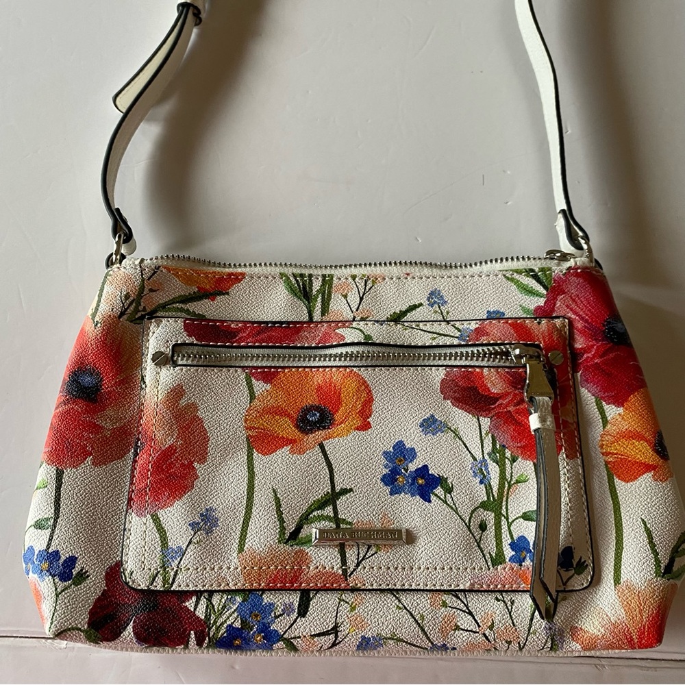 Floral Print Women's Handbag with adjustable strap by Dana Buchman